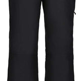 Icepeak Ladies Curlew Insulated Pant 2022-2023 - Black insulated ski pants with a zippered pocket on the side and adjustable waistband.