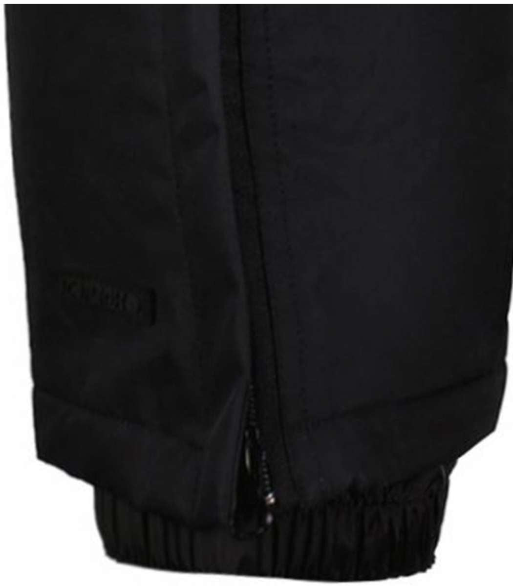 Icepeak Ladies Curlew Insulated Pant 2022-2023 - Black insulated ski pants with a subtle pattern of white curlews on the left leg.