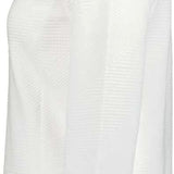 Icepeak Ladies Evansdale 1/4 Zip Top 2022-2023 - A white zip-up sweater with a black zipper and logo on the left chest.