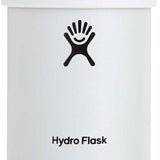Hydro Flask 12oz Cooler Cup - A white insulated tumbler with a screw-on lid and a small logo on the side.