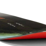 K2 Antidote snowboard 2023 features a black base with red edges and a distinctive graphic.
