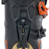 K2 BFC 120 ski boot 2024 features a black and orange design with visible BOA closures.