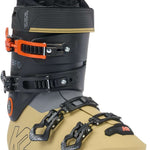 K2 BFC 120 ski boot in yellow and black features a distinctive design.