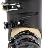 The K2 BFC 90 GW Ski Boot for the 2021-2022 season, featuring a black and white color scheme with gold accents.