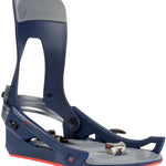 K2 Clicker X HB Snowboard Binding - A dark gray snowboard binding with a textured footbed and silver buckles.