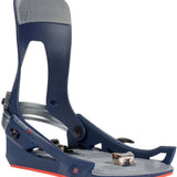 K2 Clicker X HB Snowboard Binding - A dark gray snowboard binding with a textured footbed and silver buckles.