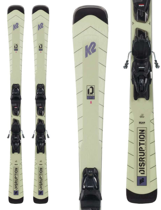K2 Ladies Disruption 76 System Ski With ERP 10.0 Ski Bindings 2021-2022