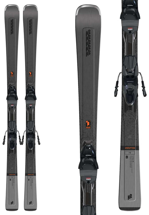 K2 Disruption 76 System Ski With M2 10 Ski Bindings 2022-2023