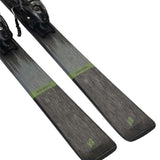 K2 Disruption 76 System skis, 2024 model, feature a gray and white design with M2 10 bindings.