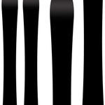 K2 Fatty 85 System Ski 2024, featuring a red and white design with black graphics.