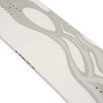 K2 Gateway Pop snowboard features a gray top with a distinctive graphic pattern.