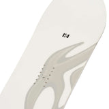 K2 Gateway Pop snowboard 2024 features a white base with red and black graphics.