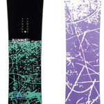K2 Instrument snowboard, 2022 model, features a vibrant blue and white graphic design.