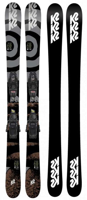 K2 Junior's Juvy 72 System Ski With 4.5 FDT Ski Bindings 2022-2023