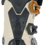 K2 Anthem 95 BOA women's ski boot features a white and gray design with pink accents.