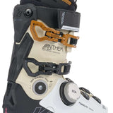 K2 Anthem 95 BOA women's ski boot features a white exterior with orange accents.