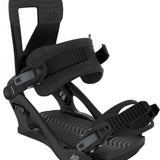 Black K2 Bedford snowboard binding features a sleek design for women.