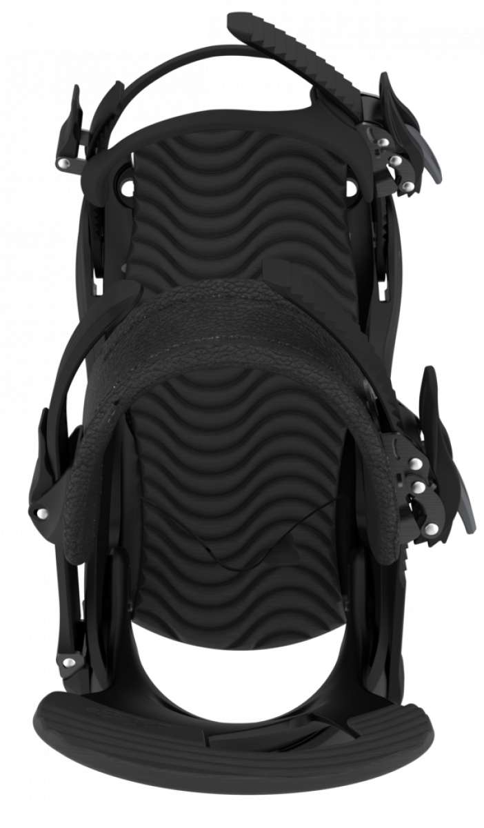 K2 Women's Bedford Snowboard Binding 2023, black with a textured design.
