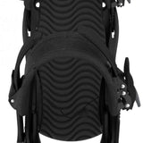 K2 Women's Bedford Snowboard Binding 2023, black with a textured design.