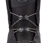 Black K2 Contour snowboard boot features a BOA lacing system and sleek design.