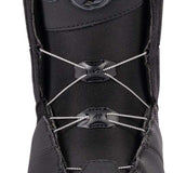 Black K2 Contour snowboard boot features a BOA lacing system and sleek design.