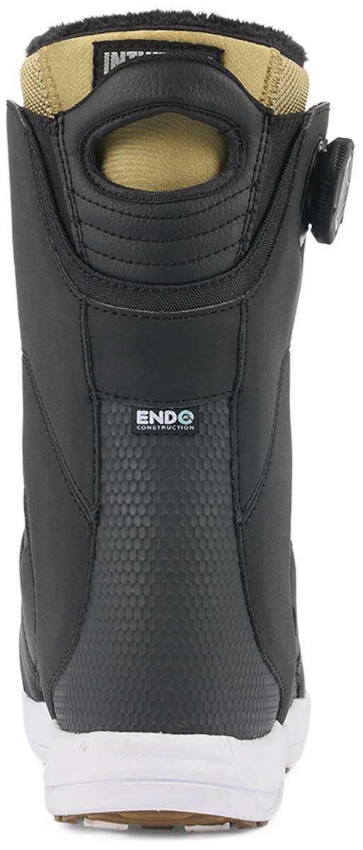 Black K2 Contour snowboard boot features a textured upper and white sole.