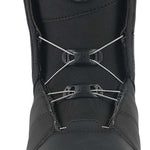 K2 Women's Contour snowboard boot, black and white design with BOA lacing system.