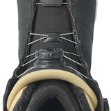 K2 Women's Contour snowboard boot, black with yellow accents and Boa lacing system.