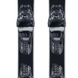K2 Ladies Disruption SC System skis with blue and black bindings, displayed against a white background.