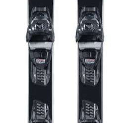 K2 Ladies Disruption SC System skis with blue and black bindings, displayed against a white background.