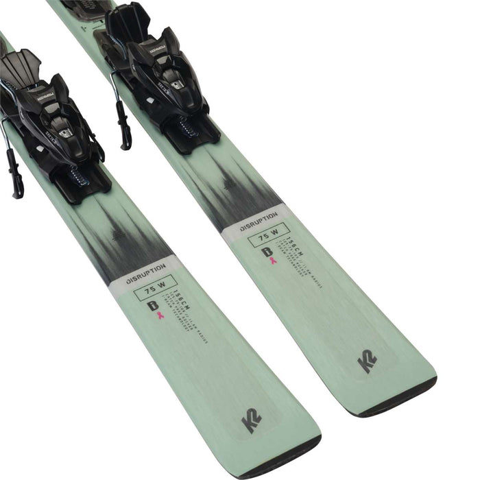 K2 Ladies Disruption 75 System Ski With ERP 10 Ski Bindings 2023-2024
