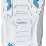 White K2 Kinsley snowboard boot sole with blue accents and a textured tread pattern.