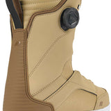 K2 Kinsley snowboard boot in tan with a black accent and BOA lacing system.