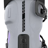 K2 Women's Method 2023 ski boot features a purple and white design with visible hardware.