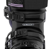 Purple K2 Method ski boot features a sleek design and visible branding.