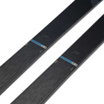 K2 Women's Mindbender 85 skis feature a black and white design.