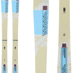 K2 Women's Mindbender 90C skis feature a distinctive red and white graphic design.