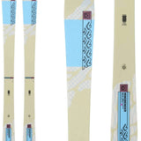 K2 Women's Mindbender 90C skis feature a distinctive red and white graphic design.