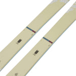 K2 Women's Mindbender 90C Flat Ski 2024, featuring a white design with red and gray accents.