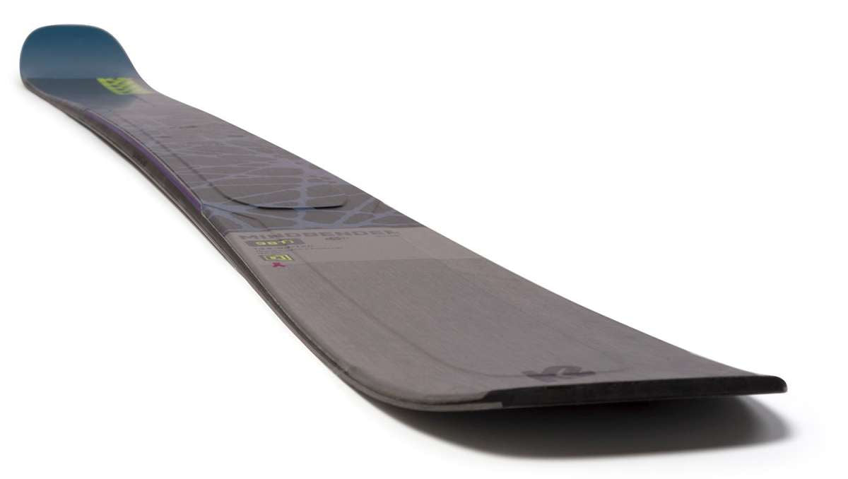 The K2 Ladies Mindbender 98Ti Alliance Flat Ski for the 2021-2022 season.
