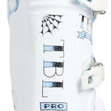K2 Women's Revolver TBL 100 ski boot in white and blue with red accents.