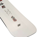 K2 Women's Spellcaster snowboard, 2024 model, features a white base with subtle graphic details.