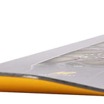 K2 Manifest snowboard, 2022 model, features a dark gray top with a vibrant orange edge.