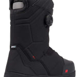 The K2 Maysis Clicker X HB snowboard boots for 2022 are black and feature a BOA dial closure system.