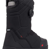The K2 Maysis Clicker X HB snowboard boots for 2022 are black and feature a BOA dial closure system.