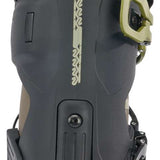 K2 Method Pro 100 ski boot, 2024 model, features a brown and yellow color scheme with black hardware.