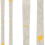 K2 Poacher 2024 ski features a gray and white design.