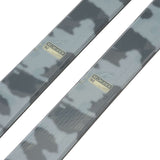 K2 Reckoner 92 skis 2024 feature a red and white design with a textured surface.