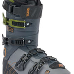 K2 Recon 120 MV ski boots feature a gray and yellow color scheme with black accents.