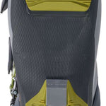 Black K2 Recon 120 MV ski boot sole with yellow and gray textured grip pattern.